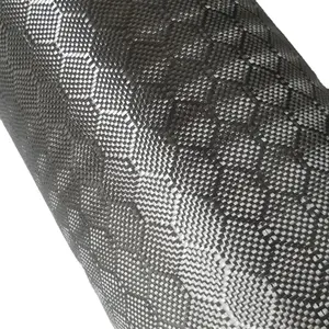 Tissu en fibre de carbone, 50mm, textile hexagonal en nid d'abeille pour la construction de pièces de voiture