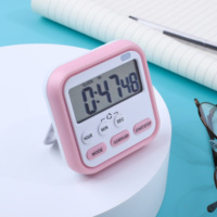 Minuterie multifonctionnelle muette étudiant gestionnaire de temps cuisine chambre à coucher rappel chronométré réveil réveil