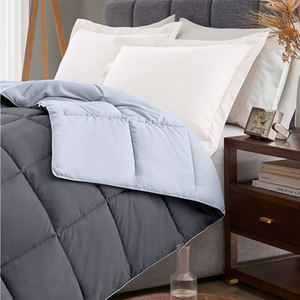 100% Polyester Sợi Nhỏ Có Thể Đảo Ngược Nhuộm Bộ Hoàn Chỉnh Duvet Bìa Được Trang Bị Tấm Gối Trường Hợp - Product Image 1