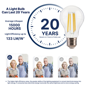 <span class=keywords><strong>A19</strong></span> <span class=keywords><strong>LED</strong></span> Bóng đèn 12W <span class=keywords><strong>2700K</strong></span> ấm trắng công suất cao tiết kiệm năng lượng bán buôn <span class=keywords><strong>ul</strong></span> chứng nhận thêm ánh sáng lâu dài - Product Image 5