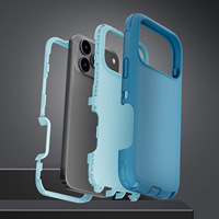 Étui antichoc 3-en-1 avec clip ceinture, style professionnel, pour iPhone 18, 17, 16, 15, 14, 13, 12