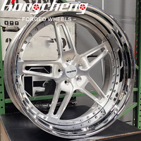 Jantes forgées 2/3 pièces 18 19 20 22 24 26 pouces 5x127 5x130 pour Cadillac Deville Chevy Chevelle Ford Mustang Dodge SRT