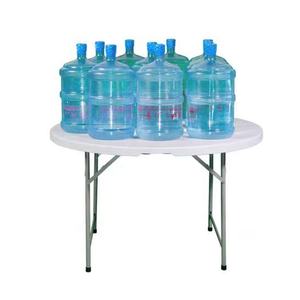 Mesas Redondas Plegables de Plástico de <span class=keywords><strong>4</strong></span> Pies y 5 Pies para Jardín, Patio, Eventos y Fiestas - Product Image 4