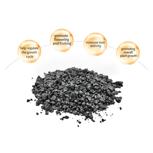 Cristales de Humato de Potasio de Alta Pureza, Fertilizante Orgánico Soluble en Agua <span class=keywords><strong>para</strong></span> el Acondicionamiento del Suelo y Pulverización <span class=keywords><strong>Foliar</strong></span> en Árboles <span class=keywords><strong>Frutales</strong></span> - Product Image 2