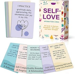 52 Tarjetas de Afirmación Positiva, Tarjetas Impresas Inspiradoras y de Ánimo para el Autoapoyo, Regalo para el Día de la Madre - Product Image 1