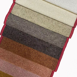 2025 कारखाने प्रत्यक्ष बिक्री आधुनिक लोकप्रिय 100% पॉलिएस्टर लिनन जैसे सोफे कपड़े वाटरप्रूफ बुना हुआ टुकड़ा रंगीन फर्नीचर कपड़े - Product Image 4