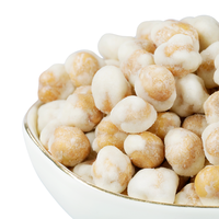 Collation de pois chiches croustillants saveurs BBQ salées et épicées, vente en gros