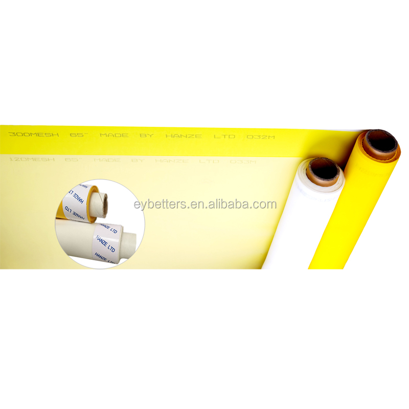 Free shipping 43t 110 monofilament 3d silk fabric custom polyester screen mesh printing shorts