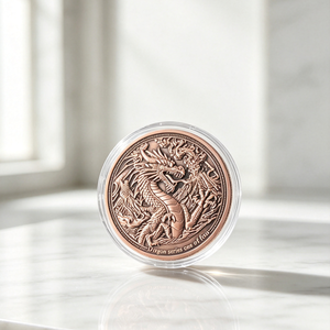 1 OZ Embossed <b>Copper</b> Coin 99.9% High Quality Circular <b>Copper</b> Bullion Bar Hot Sale <b>Copper</b> Ingot For Investment & Collection - Product Image 1