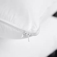 Oreiller de luxe 5 couches en duvet d'oie/canard avec housse en coton, soutien cervical réglable, vente en gros OEM ODM