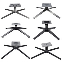 Support de table à manger robuste personnalisable, installation facile, design moderne et classique, structure en fonte métallique pour usage hôtelier