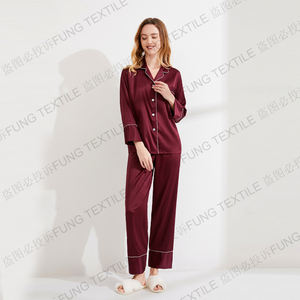 Fung 6001 Conjunto de pijama de satén para mujer Talla XL Mix Color Soft Spandex + poliéster - Product Image 2