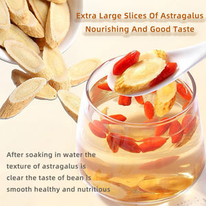 Tranches de racine d'astragale, tisane à base de plantes, herbe chinoise, racine d'astragale membranaceus en stock, tranches séchées d'astragale - Product Image 3