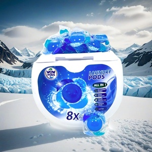<span class=keywords><strong>Cialde</strong></span> ecosolubili in acqua tutto in uno per il lavaggio del detersivo per bucato 8g capsule per bucato capsule per profumare - Product Image 1