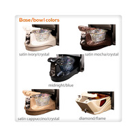 Bomacy Luxe Moderne Pas Cher Prix Beauté Ongles Salon Télécommande Pied Spa Massage Pédicure Chaise De Luxe