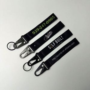 Porte-clés personnalisés en tissu brodé sur mesure, style avion, en promotion - Product Image 5