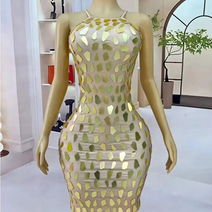Gold Chevron Dress - Elegant Textiles for Wholesale Gold Chevron Dress - Elegant Textiles for Wholesale