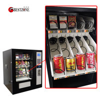 Distributeur Automatique de Snacks et Boissons avec Système de Paiement par Carte Bancaire ou Espèces
