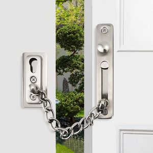 Chaîne de porte antivol en acier inoxydable avec finition polie pour la sécurité domestique, utilisation intérieure - Product Image 2