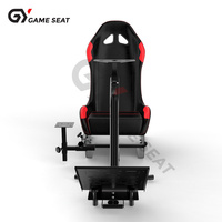 GY041 Pédales de siège de simulateur de voiture Pédale de vitesse de direction simulée Jeu de course Cockpit SIM Racing