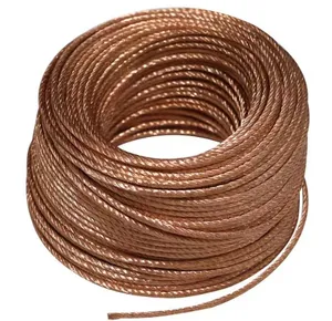 Cable de tierra de cobre desnudo recocido estirado duro 16mm 25mm 35 mm 50mm 70mm alambre de hilo de cobre