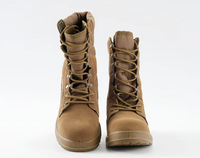 Bottes de randonnée tactiques de désert pour hommes, bottes d'entraînement athlétiques respirantes avec semelle extérieure en caoutchouc.