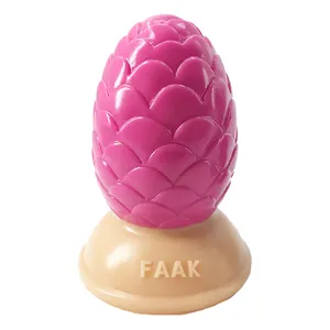 FAAK 9.5cm 4" 5.2cm round big short silicone dildo realistic anal sex toys dildo cone design anal butt plug for female and male