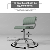 Madamcenter Tabouret de selle blanc avec base en or Chaise de technicien en pédicure contemporaine pour salon de coiffure et industrie de la beauté
