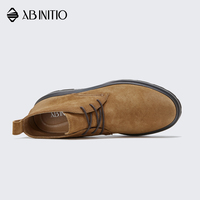 Chaussures de ville en daim de marque célèbre pour hommes