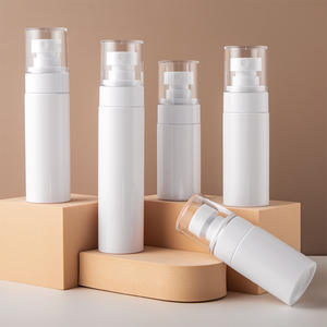 30ml 40ml 50ml 60ml 80ml PET blanco vacío redondo plástico Spray botella para el cuidado de la piel loción Crema para Achohol - Product Image 5