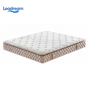 Leadream High Quality Luxury Bed Mattress Queen king Size Hotel Bedroom Latex Pocket Coil Spring <b>Memory</b> <b>Foam</b> Mattress in Box - Product Image 1