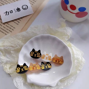 Barrettes à cheveux mignonnes en acétate motif petit animal, <span class=keywords><strong>pince</strong></span> à cheveux chat à 3 faces pour filles - Product Image 5