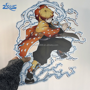 לוח קצף PVC מצויר להתקנה קלה במפעל, מבריק, עמיד למים, הדפסה דיגיטלית HD, לוח Foamex אנימה עם מתלה למתנה - Product Image 3