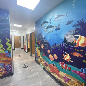 La pubblicità della fabbrica della cina personalizza le decalcomanie digitali <span class=keywords><strong>adesivi</strong></span> murali economici decorazione design <span class=keywords><strong>adesivi</strong></span> murali per camera dei bambini per soggiorno - Product Image 2