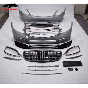 ชุดบอดี้กระจังหน้ากันชนหลังรถสำหรับ Mercedes-Benz W213อัพเกรดเป็น Maybach สไตล์2016-2020 - Product Image 5