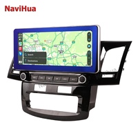 Lecteur multimédia DVD Android pour voiture NAVIHUA 12,3 pouces, navigation GPS, autoradio pour Toyota Hilux A/C automatique 2009-2015