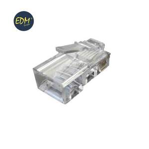 Clavija telefónica 8 vas ADSL categoría 5 retráctil, ideal para conexiones de red y teléfono. - Product Image 1