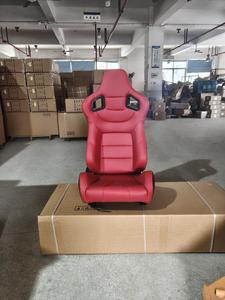 Sièges de course <span class=keywords><strong>RECARO</strong></span> SR-S en cuir PU noir de haute qualité, réglables, style sport, pour simulateur - Product Image 2