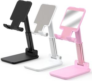 Universal <b>Foldable</b> Phone Stand Holder Adjustable Height Desktop Mobile Portable Plastic <b>Desk</b> Stand Support for All Phone - Product Image 1