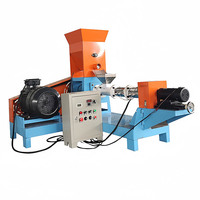 Ligne de production automatique d'aliments pour animaux de compagnie, chiens et chats, machine extrudeuse pour la fabrication de palettes d'aliments pour poissons