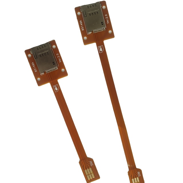 SIM Standard Cable Slot Extension Converter FPC Cable with 15cm 20cm 2FF 3FF 4FF Nano Positive Size to Full Size PCB Fixed Board