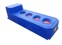 Abreuvoir robuste pour chèvres, automatique, chauffé et isolé, 60L, avec vanne à flotteur pour les troupeaux de chèvres en hiver