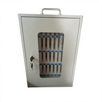 Casier pour téléphone portable à 36 emplacements, armoire de rangement portable pour téléphone portable, boîte de verrouillage pour téléphone portable avec clé et poignée pour l'école, la salle de classe, le bureau, l'examen