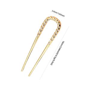 Forcina per Capelli Semplice ed Elegante in Lega per Donne, Versatile e di Alta Qualità, Accessorio per Acconciature Hanfu - Product Image 5