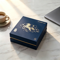 Boîte cadeau de luxe en carton rigide avec couvercle et base, personnalisable avec logo, pour emballages de cadeaux et de produits haut de gamme