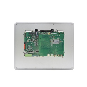 XLW Ordinateur industriel à écran tactile de 15 pouces IP65 étanche Intel J6412 I3 I5 I7 VGA HD 6 RS232 COM VESA Ordinateur embarqué sans ventilateur - Product Image 3