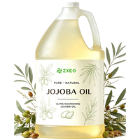 Huile de Jojoba 100% Pure Pressée à Froid Naturelle pour le Visage, la Peau, les Cheveux, le Massage, l'Aromathérapie, les Cosmétiques DIY, Huile Végétale Vrac en Gros