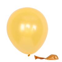 Fournitures de fête, ballons en latex métalliques brillants de couleur or nacré de 12 pouces pour la décoration de la pièce