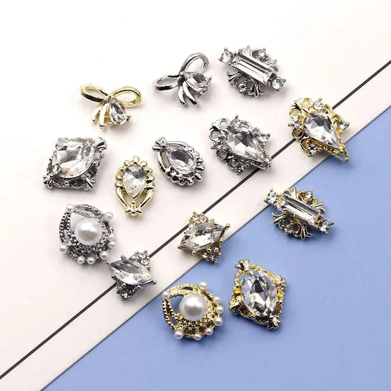 Ins de luxo unhas giratórias de diamante, alta qualidade, liga popular, diy, 3d nail art, desenhos