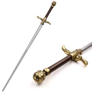 Espada de Juguete de Fibra de Vidrio Meshin para Arya Stark, Espada de Juguete para Cosplay, Segura para Edades de 5 a 14 Años - Product Image 1